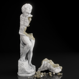 The Rebellious Slave with the Sculpture