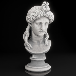 head of a woman