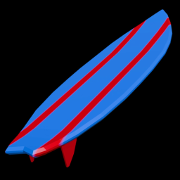 Surf Board Striped