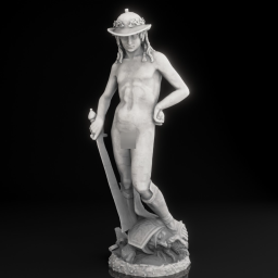 donatello s david with the head of goliath