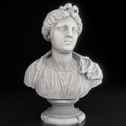 bust of a young woman