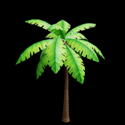 Textured Palm Tree Small