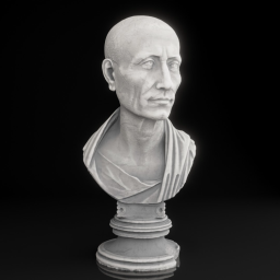 portrait of julius caesar the green caesar