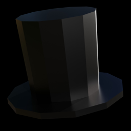 Top Hat Black