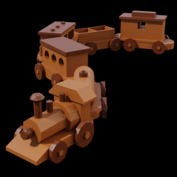 Toy Train Curved