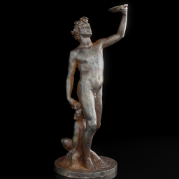 standing bacchus ir