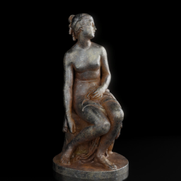 Nymph Preparing For The Bath ir