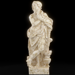 baroque statue marble
