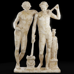 castor and pollux marble