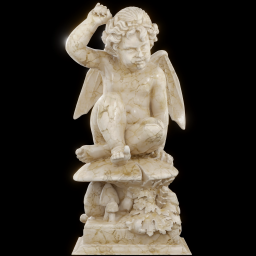 Puck on Toadstool marble