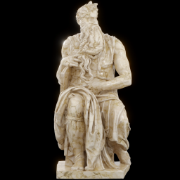 moses having a book marble