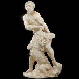 aic samson and the lion marble