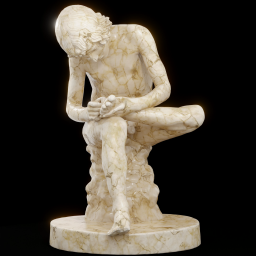Boy With Thorn marble