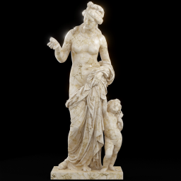 Venus with a child marble