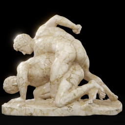 uffizi wrestlers marble