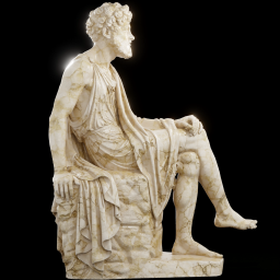 Seated Jew marble