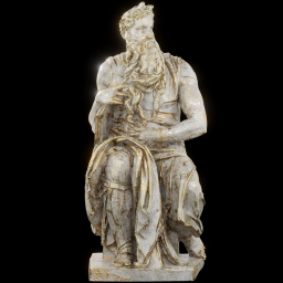 moses having a book cg