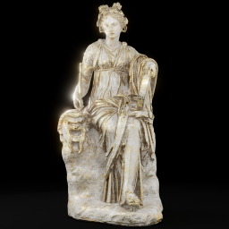 Seated Muse Thalia cg