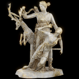 Artemis and Iphigeneia cg