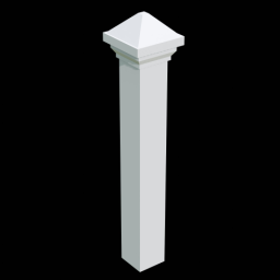 White Fence Post