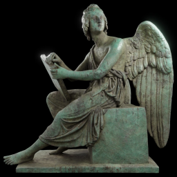 Angel with book vs