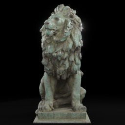 Lion at the entrance in Vienna vs