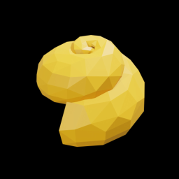 Yellow Snail Shell