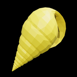 Yellow Spiral Shell