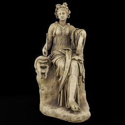 Seated Muse, Thalia wax