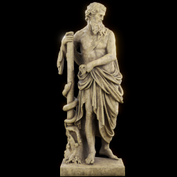 Statue of Asclepius wax