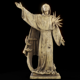 St Francis of Assisi wax