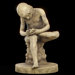 Boy With Thorn wax