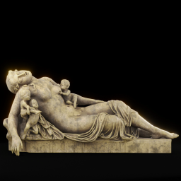 Sleeping Hermaphroditus wax