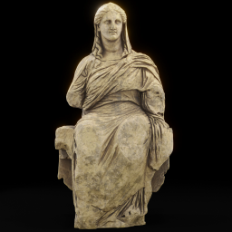 Seated Woman Demeter from Knidos wax