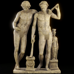 castor and pollux the san ildefonso group wax