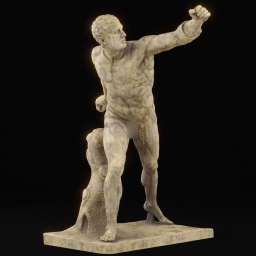 borghese gladiator wax