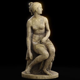 Nymph Preparing For The Bath wax