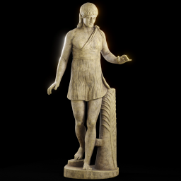 running girl the so called barberini atalanta wax