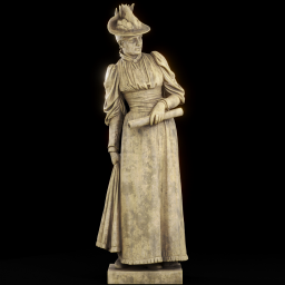 a lady emilie marie rovsing nee raaschou wax