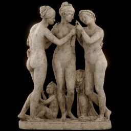 The Graces with Cupids Arrow and Cupid with the Lyre ersn