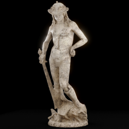 donatello s david with the head of goliath ersn