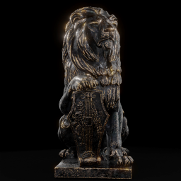 Lion sculpture chic