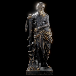 Statue of Asclepius chic