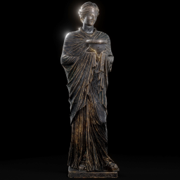 statue of priestess or muse chic