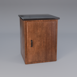Cupboard 02 - Dark Wood