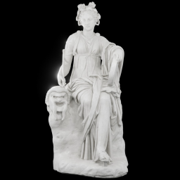 Seated Muse Thalia tc