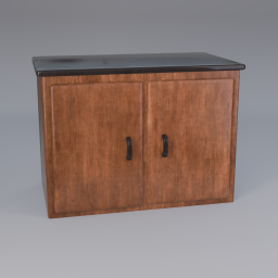Cupboard 04 - Dark Wood