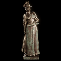 a lady emilie marie rovsing nee raaschou bronze