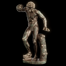 dancing satyr bronze