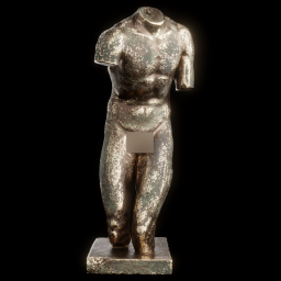 the valentini torso bronze